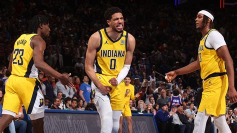 Pacers set NBA playoff shooting mark, oust Knicks in Game 7 to .
